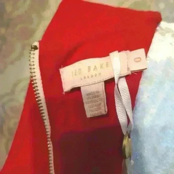 NWT TED BAKER Chrisey Fixed Wrap Midi Dress - Picture 7 of 9